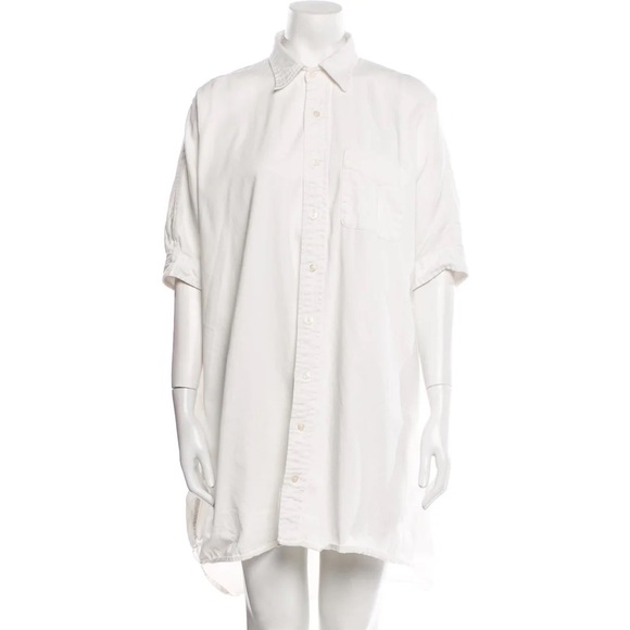 R13 Oversized Boxy Button Up Dress - Picture 1 of 9